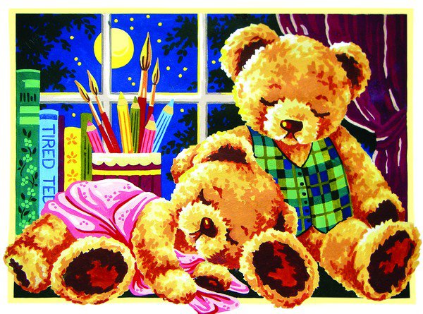 мишки спят - оригинал