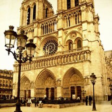 Схема вышивки «Нотр Дам»