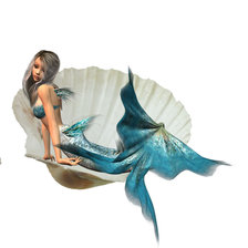 Схема вышивки «Русалка 1»