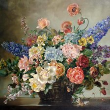 Схема вышивки «Шиловидный флокс»