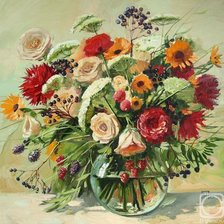 Схема вышивки «букет»