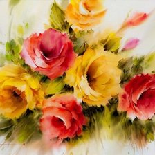 Схема вышивки «букет»