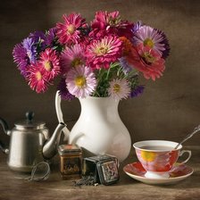 Схема вышивки «Хризантема»