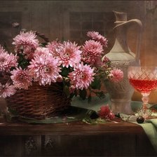 Схема вышивки «шикарные хризантемы»