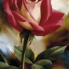 Схема вышивки «роза»