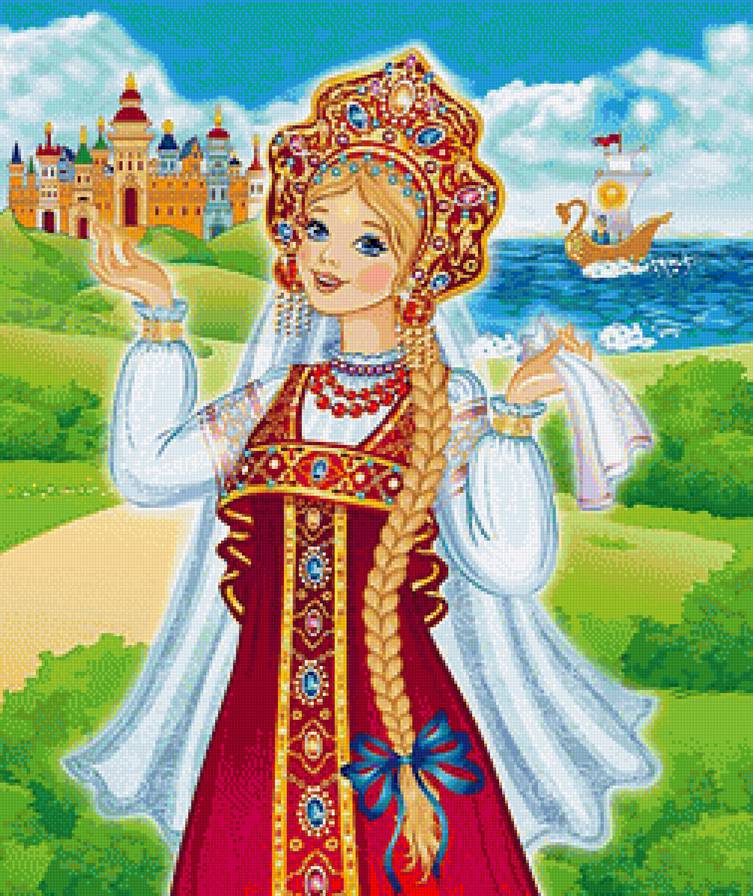 Царевна из сказки,дубль2 - сказка, детям, мультфильм - предпросмотр