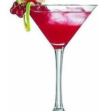 Схема вышивки «бокал мартини»