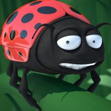 Схема вышивки «божий коров»