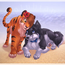 Схема вышивки «парочка :)»