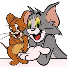 Схема вышивки «том и джерри»