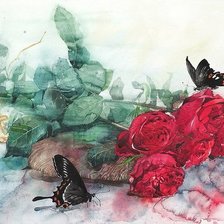 Схема вышивки «букет»