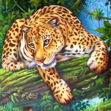 Схема вышивки «Гепард»