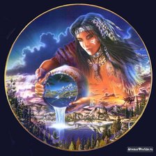 Схема вышивки «Индейские мотивы»