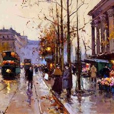 Схема вышивки «париж»