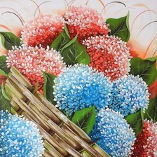 Схема вышивки «Гортензия»