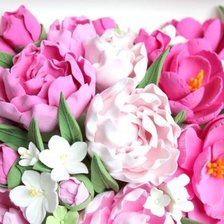 Схема вышивки «пионы2»