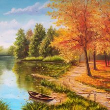 Схема вышивки «Осень»