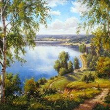 Схема вышивки «природа»