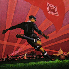 Схема вышивки «вратарь»