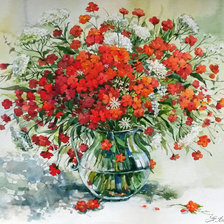 Схема вышивки «Букет»