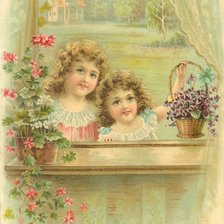 Схема вышивки «дети»