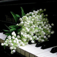 Схема вышивки «ландыши»