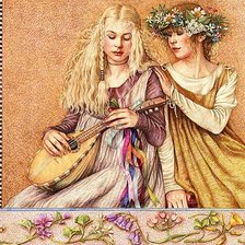 Схема вышивки «подружки»