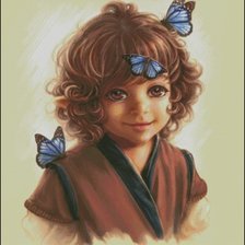 Схема вышивки «портрет»