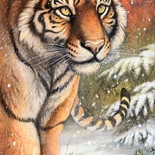 Схема вышивки «хозяин тайги»