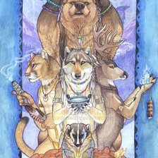 Схема вышивки «тотем»