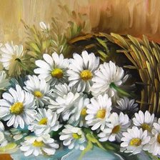 Схема вышивки «Ромашки»