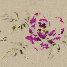 Схема вышивки «Контур пиона»