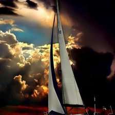 Схема вышивки «Морское волнение»