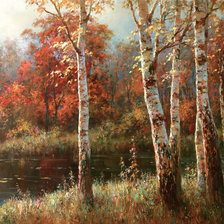 Схема вышивки «осень»