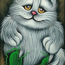 Схема вышивки «Котик»