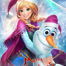 Схема вышивки «Анна и Олоф»