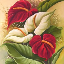 Схема вышивки «Каллы»