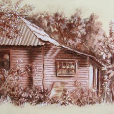 Деревенский домик