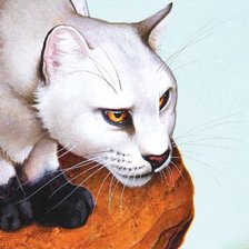 Схема вышивки «Хищная кошечка»