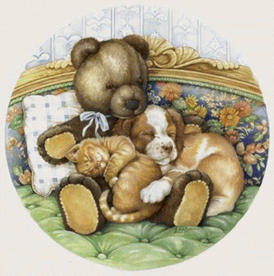 Игрушки - котенок, игрушки, щенок - предпросмотр