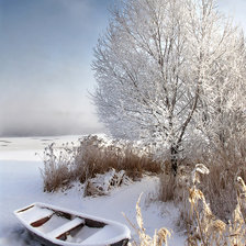 Схема вышивки «На озере»