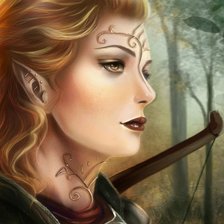 Схема вышивки «Эльфы. Фэнтези. 2»