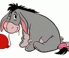 Схема вышивки «ослик иа»