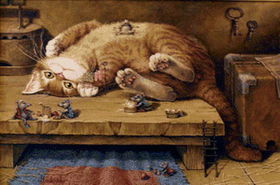 Кошки мышки - коты кот мышки мыши - предпросмотр