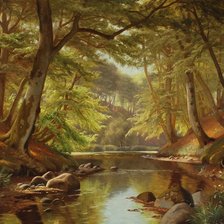 Схема вышивки «В лесу»