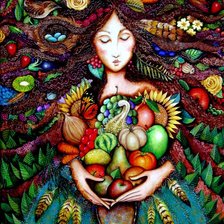 Схема вышивки «плодородие»