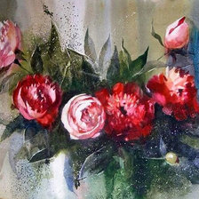 Схема вышивки «цветы»