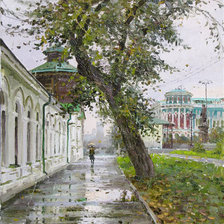 Схема вышивки «Городской пейзаж»