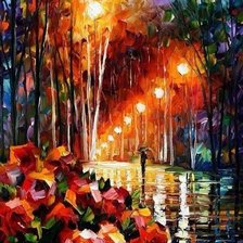 Схема вышивки «Осенний пейзаж»