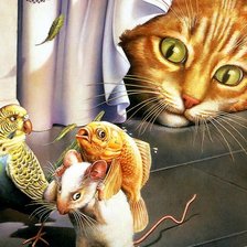 Схема вышивки «Рыжий "Шерлок Холмс"»